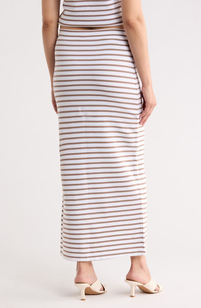 Splendid Royale Midi Skirt, Alternate, color, White/ Wicker