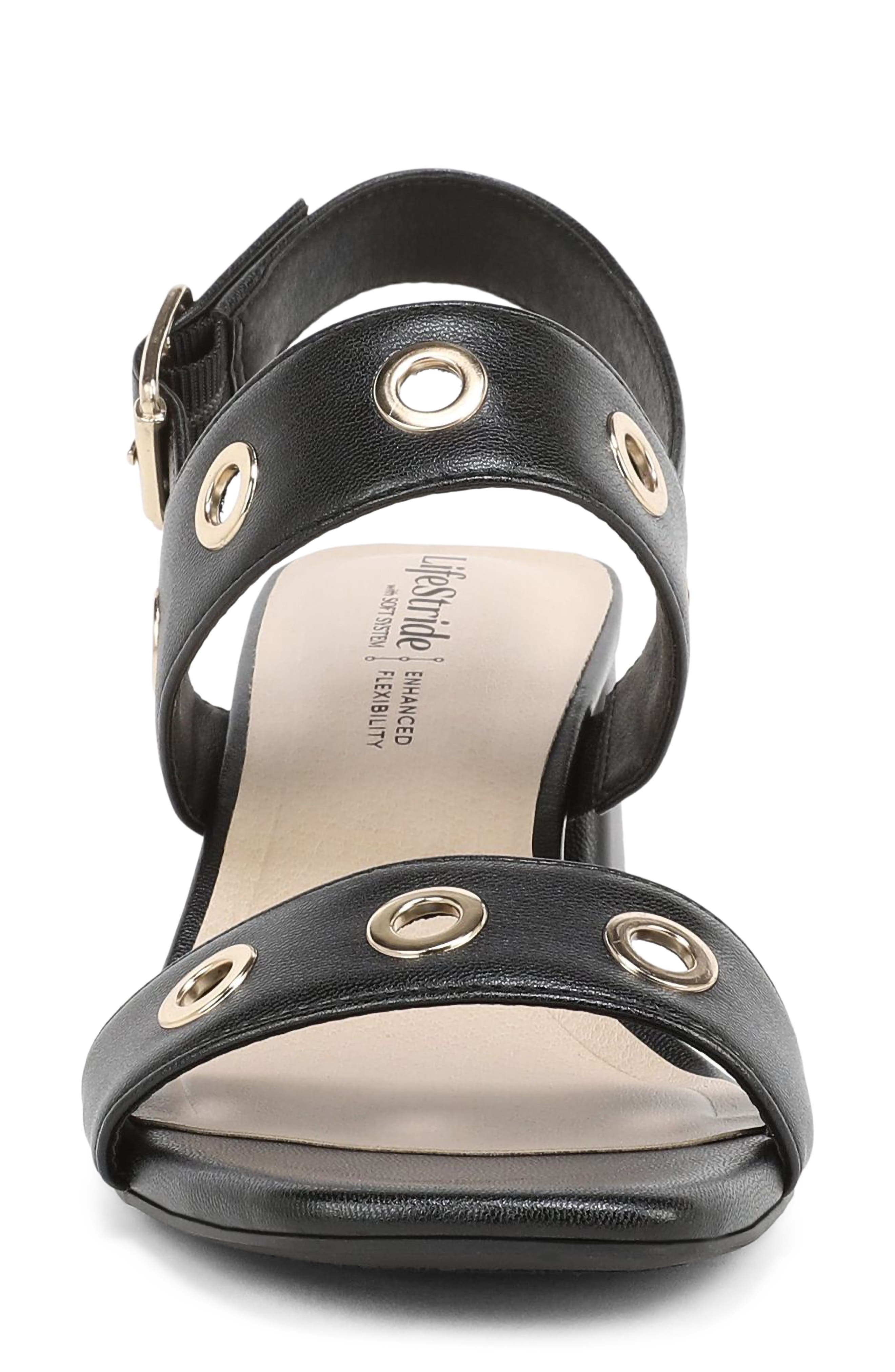 LifeStride Clara Slingback Sandal, Alternate, color, Black