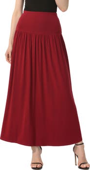 Kimi & Kai Women's Tiered Maxi Skirt