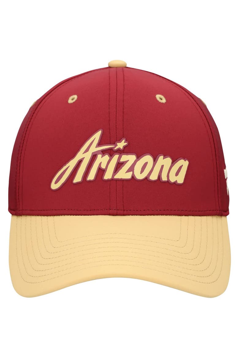 Men's Fanatics  Garnet/Yellow Arizona Coyotes Flex Hat, Alternate, color, Garnet