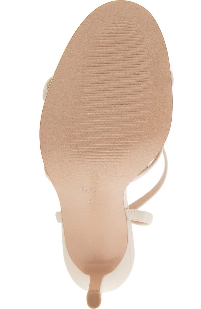 BCBG Jaxtyn Ankle Strap Sandal, Alternate, color, Almond Milk