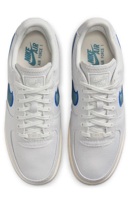 Nike Air Force 1 Low Canvas Basketball Sneaker In Gray