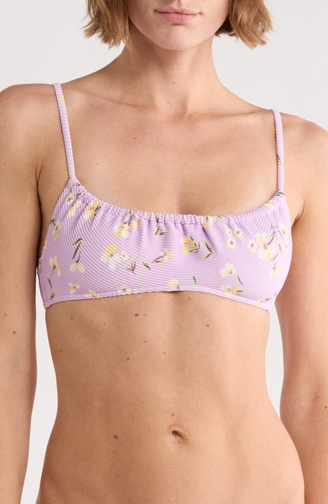 Mila Peaceful Petals Bralette Bikini Top