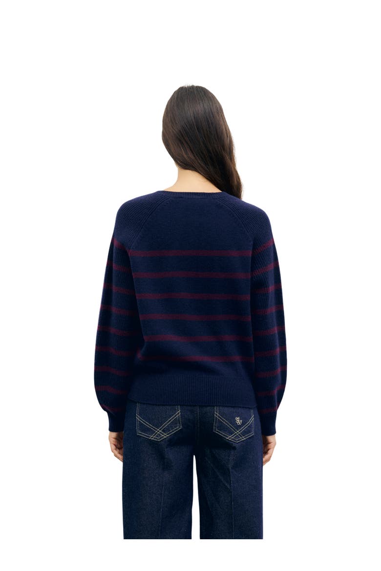 Reny Merino Wool Jumper, Alternate, color, Navy Blue