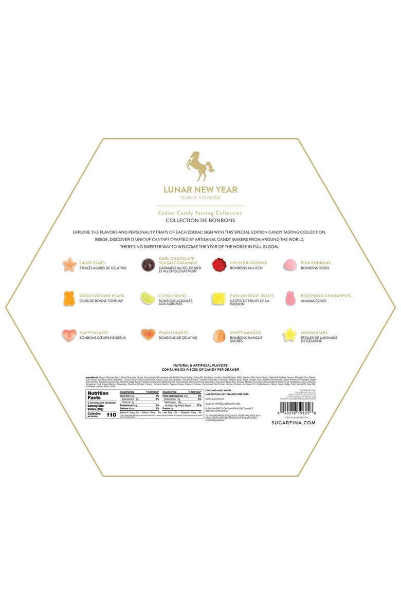 sugarfina Zodiac Candy Tasting Collection Box, Alternate, color, 