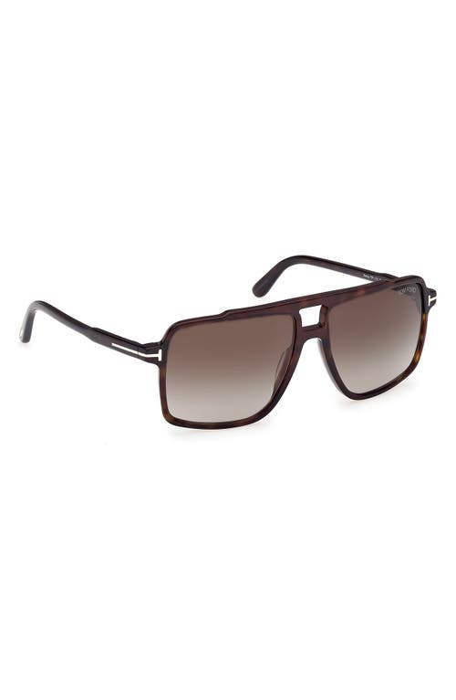 Tom Ford Kemp 59mm Navigator Sunglasses