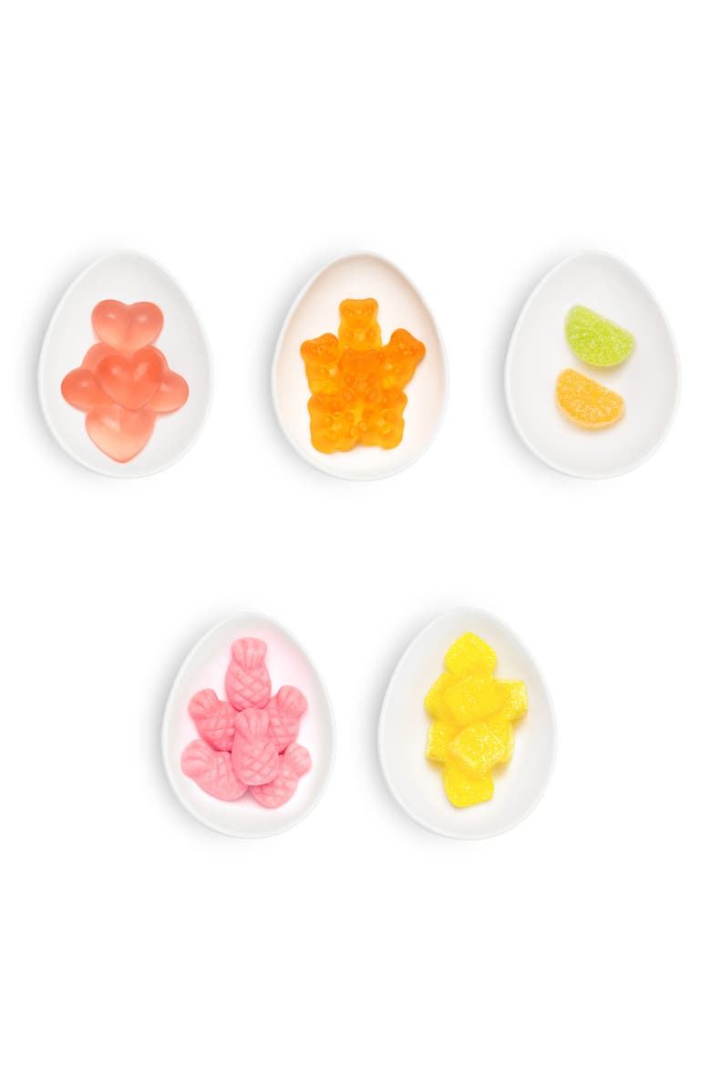 sugarfina The Tropical Treats Collection 5-Piece Bento Box & Candy Bar Set, Alternate, color,