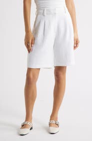 Open Edit The Curator Pleated Bermuda Shorts