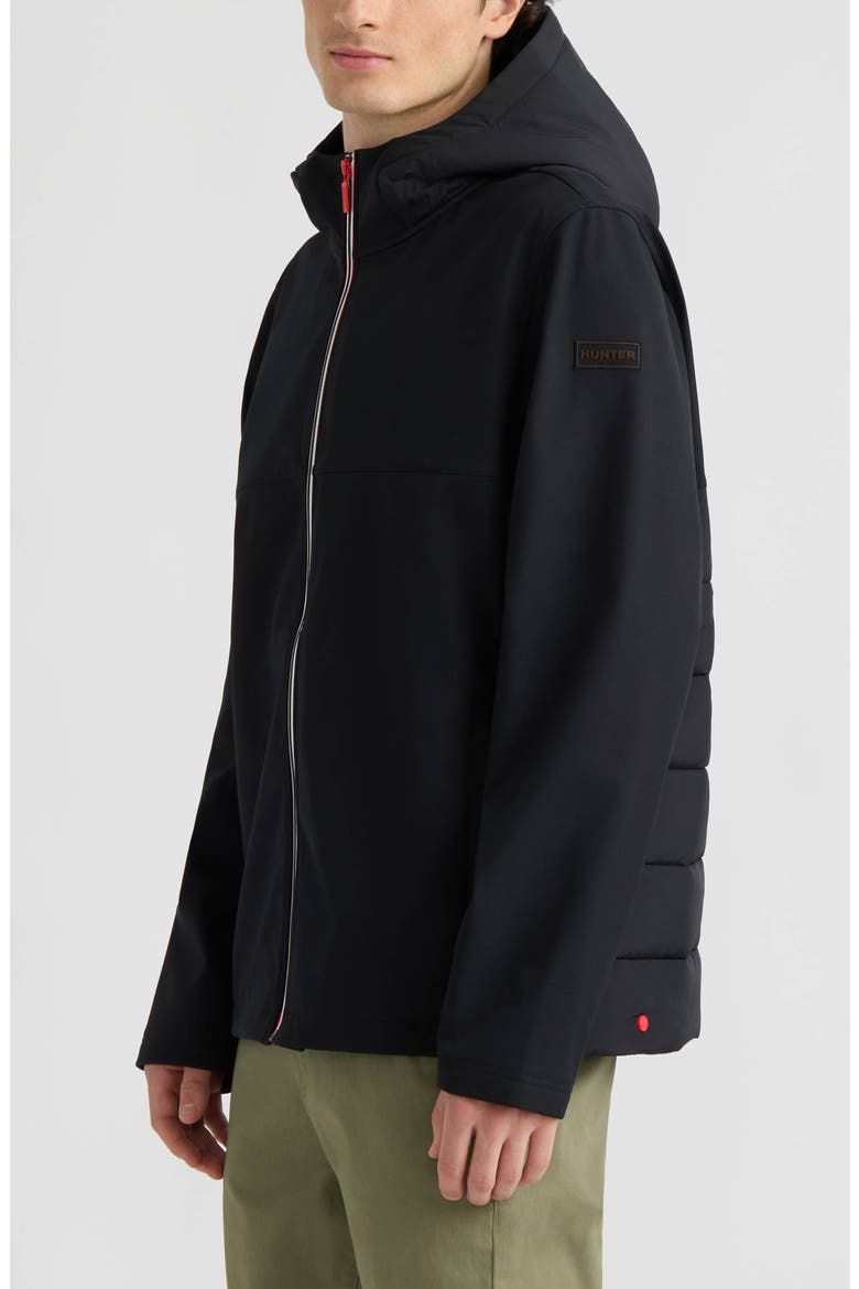 Rennie Softshell Water Resistant Jacket, Alternate, color, BLACK