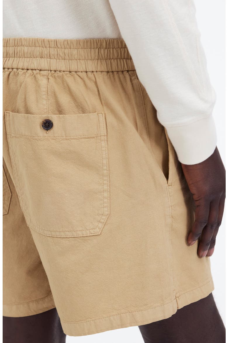 Everywear Cotton & Hemp Shorts, Alternate, color, DUNE