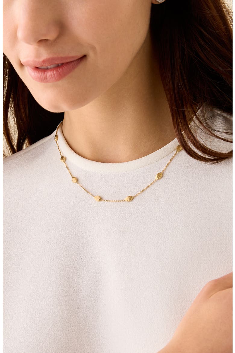 Siviglia Station Necklace, Alternate, color, 18K GOLD
