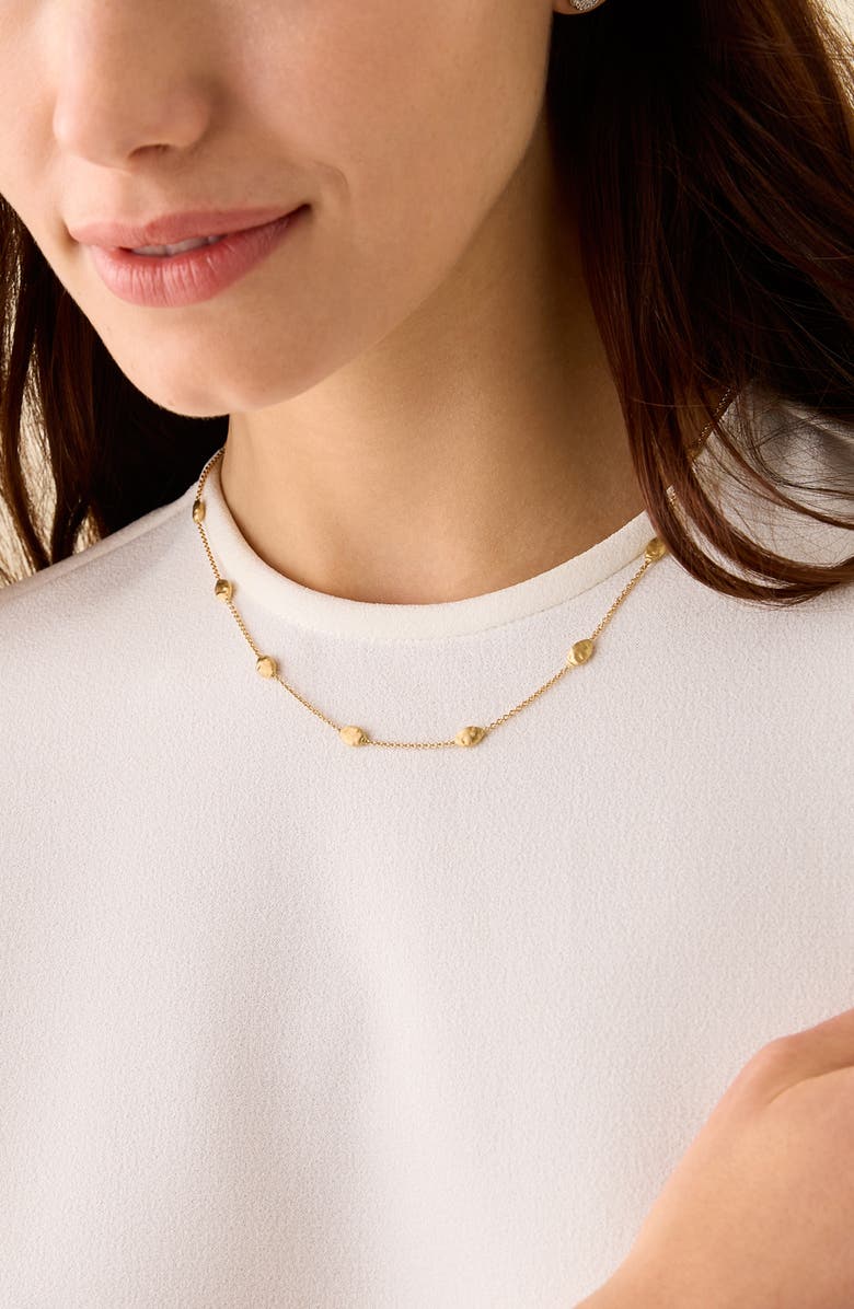 Marco Bicego Siviglia Station Necklace, Alternate, color, 18K Gold