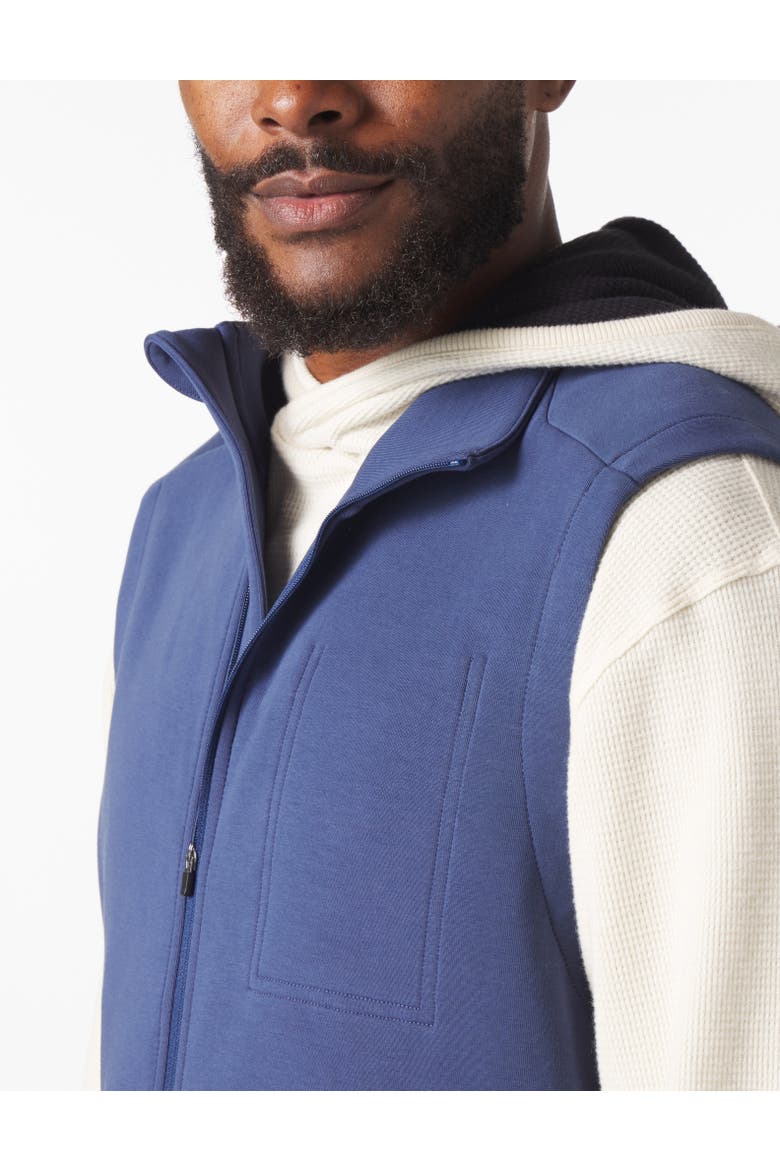 Men's Scuba Knit Vest, Alternate, color, Navy