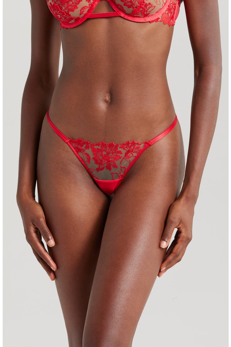 Samara Thong, Main, color, RED/ SHEER