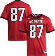 adidas Men's adidas #87 Red NC State Wolfpack Premier Jersey