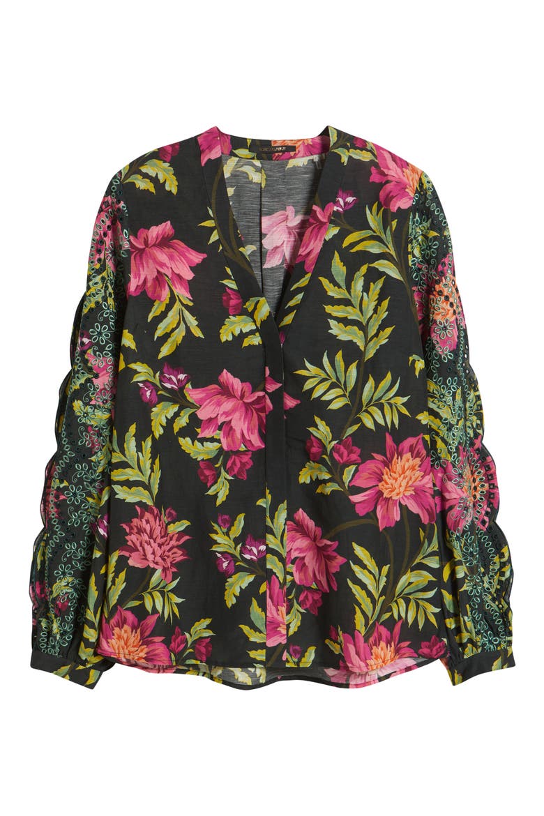 Jennifer Blouse, Alternate, color, BLACK MULTI