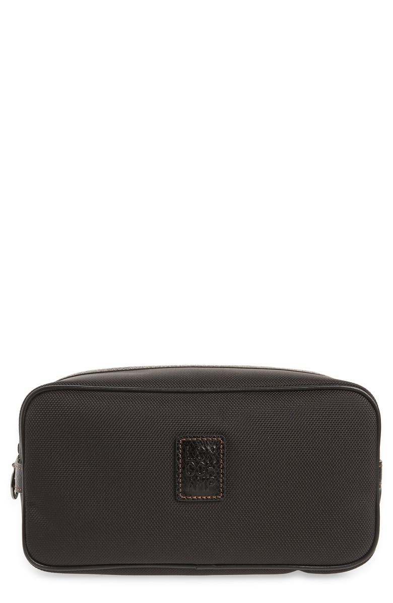 Longchamp Boxford Canvas & Leather Cosmetics Case, Main, color, 