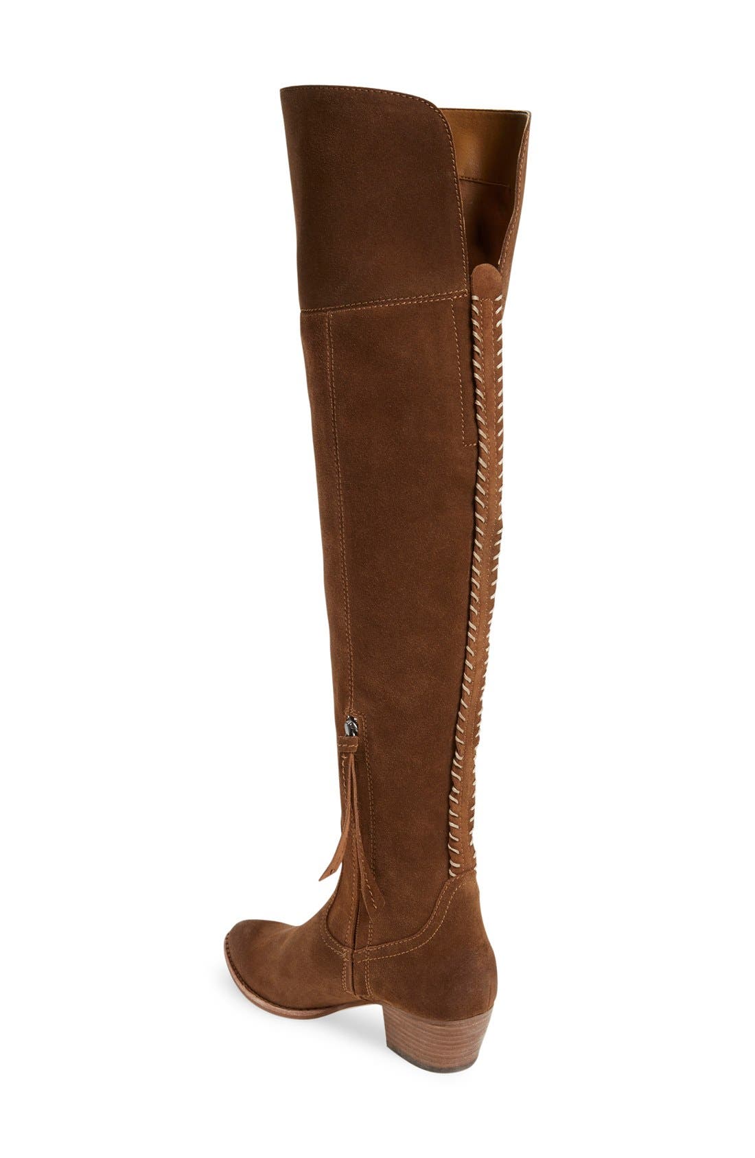 Dolce Vita 'Silas' Over the Knee Boot, Alternate, color, Acorn Suede