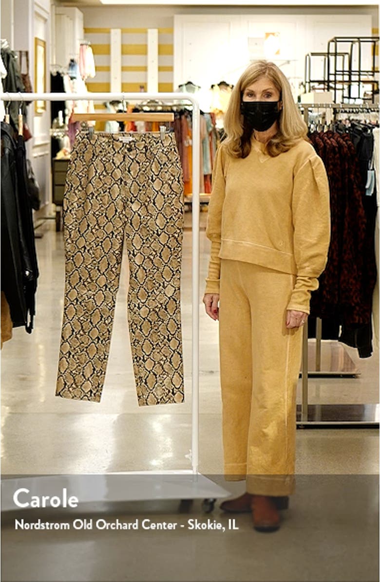 Good Classic Snakeskin Print Pants, sales video thumbnail