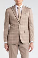 Duchamp Slim Fit Plaid Sport Coat