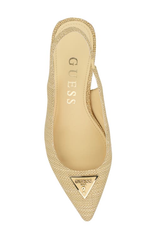 GUESS GUESS ZANDA SLINGBACK POINTED TOE PUMP