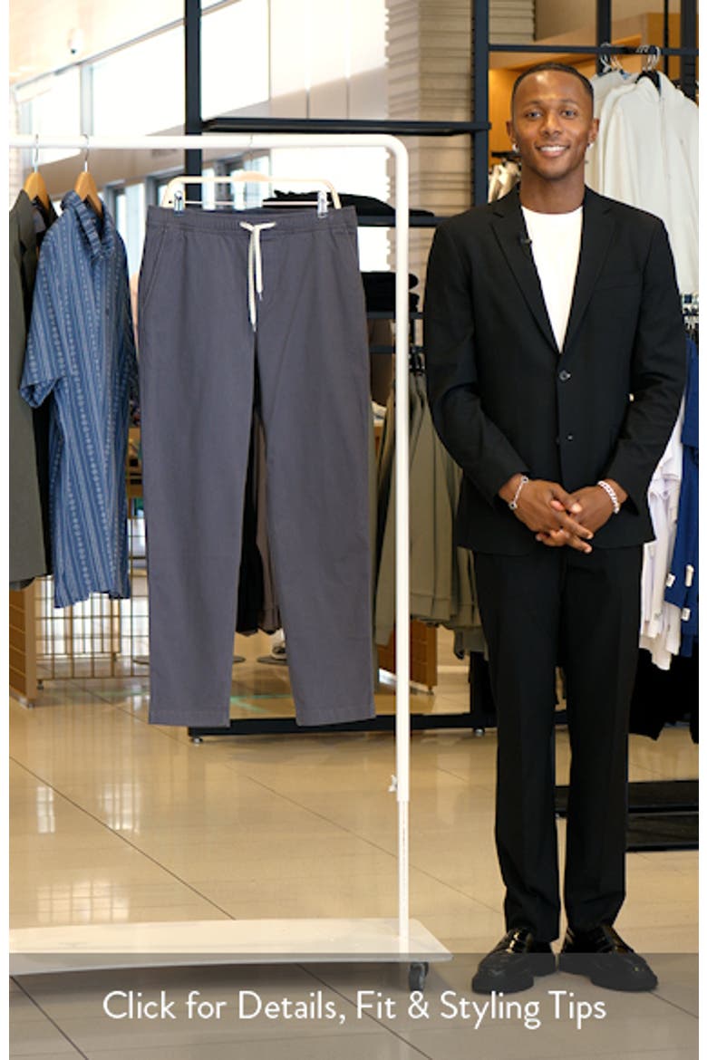 Fletcher Elastic Waist Stretch Cotton Pants video