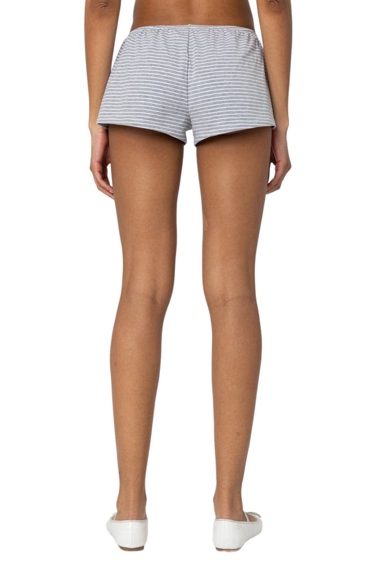 Astor Stripe Shorts, Alternate, color, GRAY-AND-WHITE