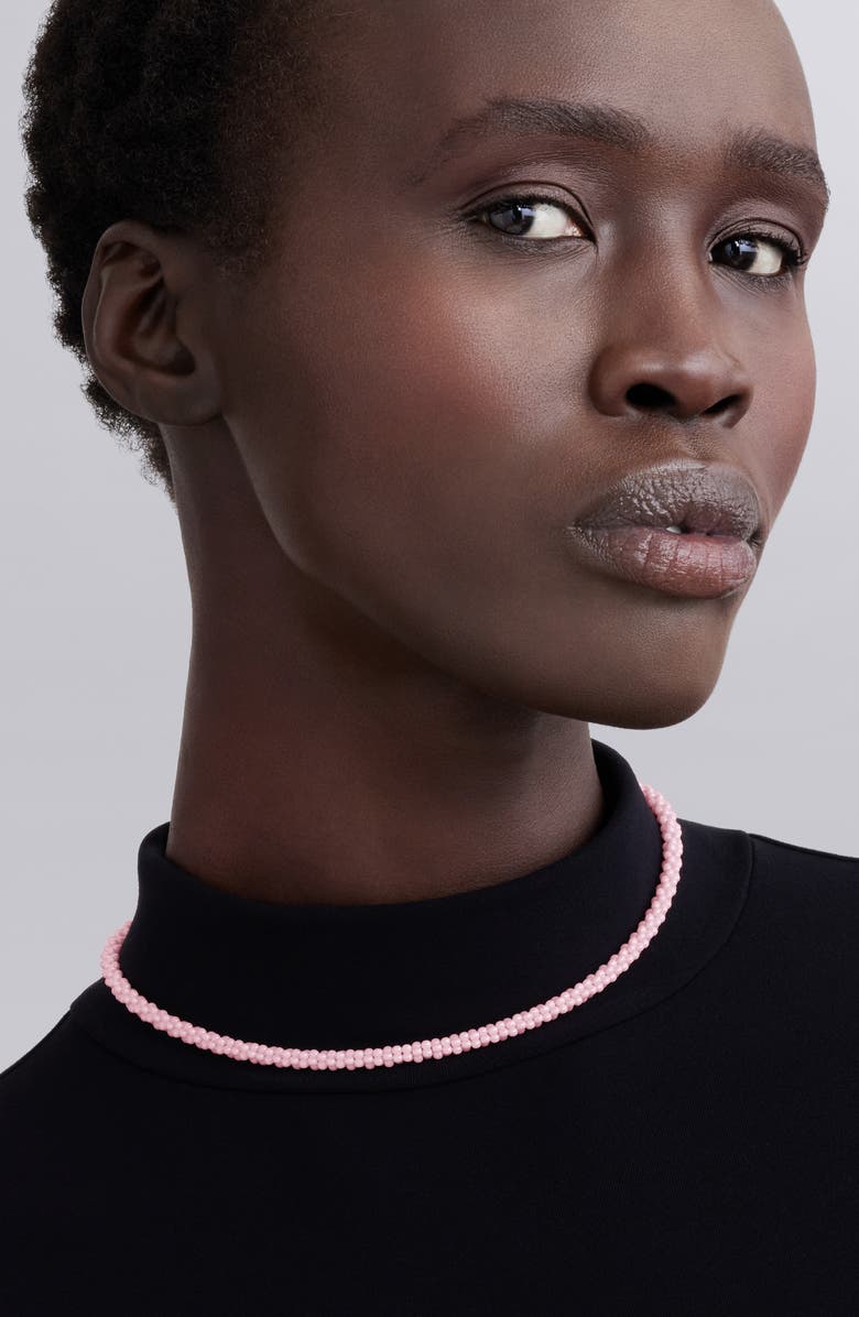 LAGOS Pink Caviar Ceramic Beaded Necklace, Alternate, color, Pink