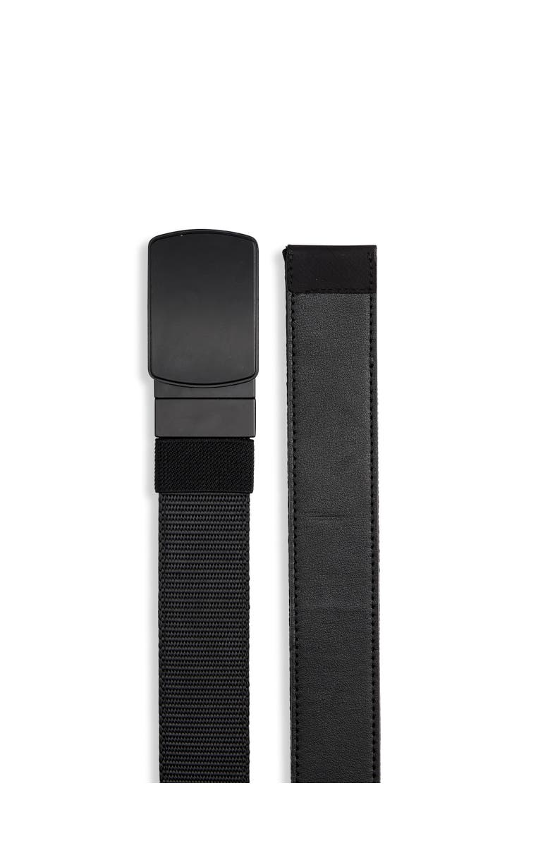 Synrgy by DXL Big & Tall Reversible Lock Belt, Alternate, color, Black