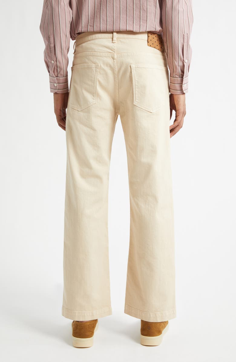 Massimo Alba Oceano Distressed Regular Fit Jeans, Alternate, color, Champagne