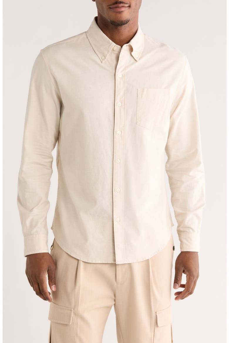 Everyday Oxford Shirt, Main, color, BEIGE SAND