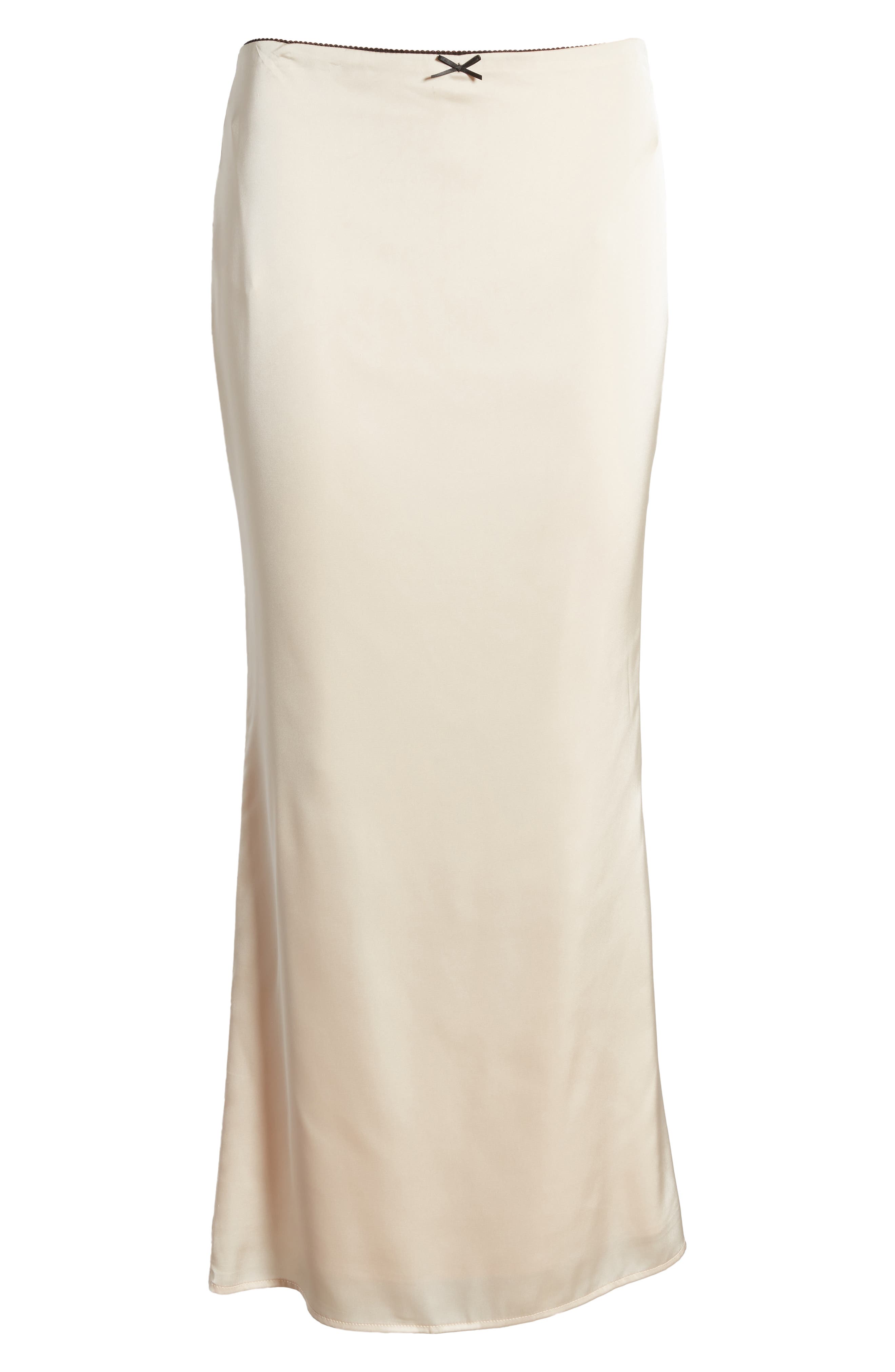 Low Rise Satin Maxi Skirt - image 2