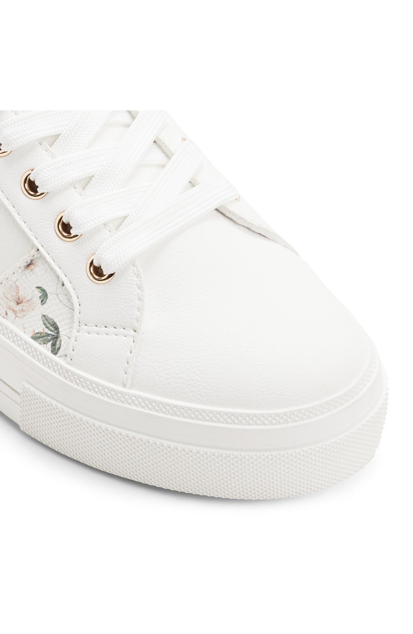 Sadie Platform Sneaker, Alternate, color, WHITE MULTI