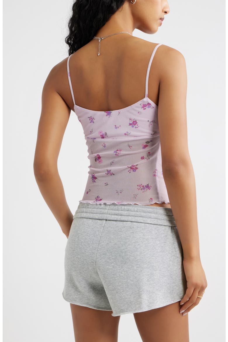 Mesh Camisole, Alternate, color, PINK KELLY FLORAL