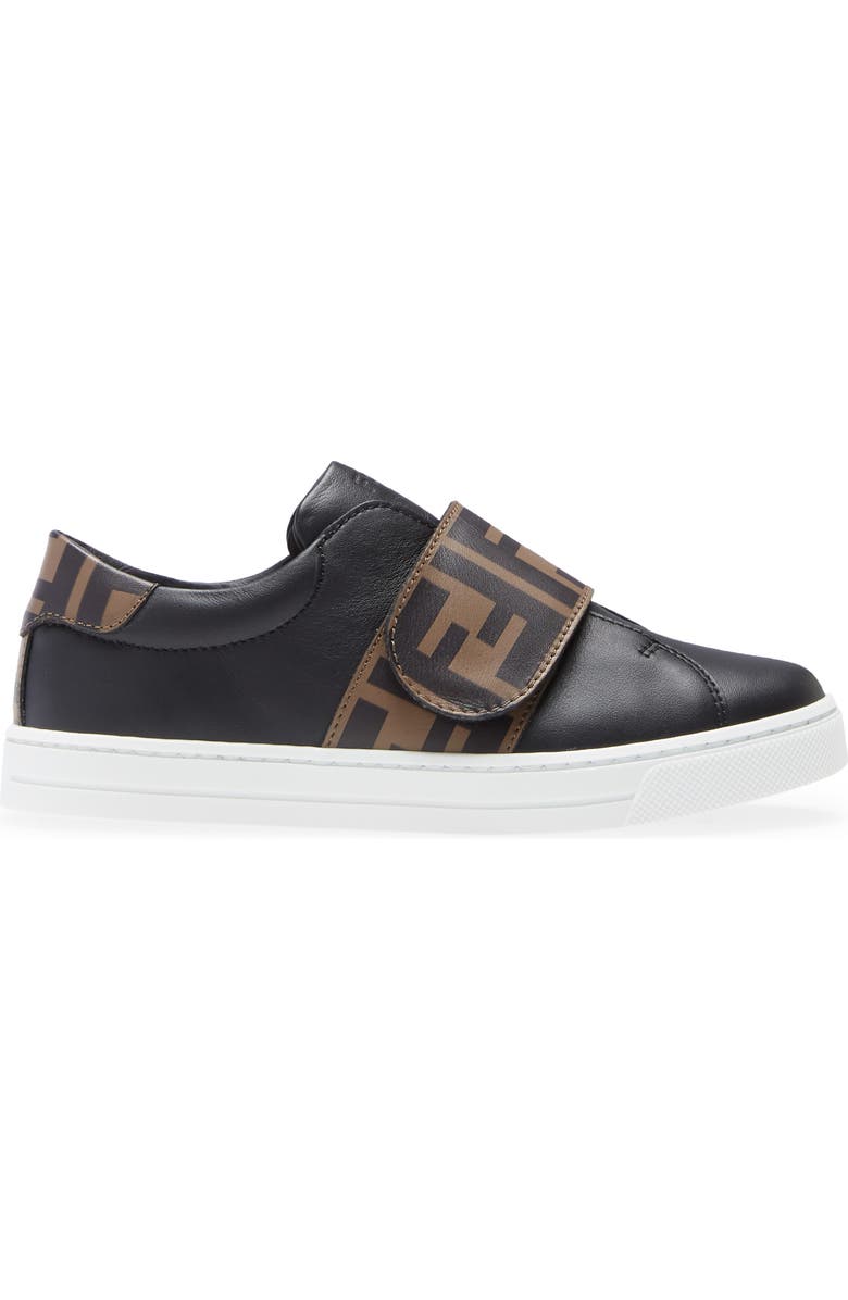 Fendi Kids' FF Logo Low Top Sneaker, Alternate, color,