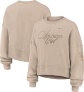 Nike Women's Nike Tan USC Trojans Neutral Stance Collection Oversized Phoenix Fleece Sweatshirt