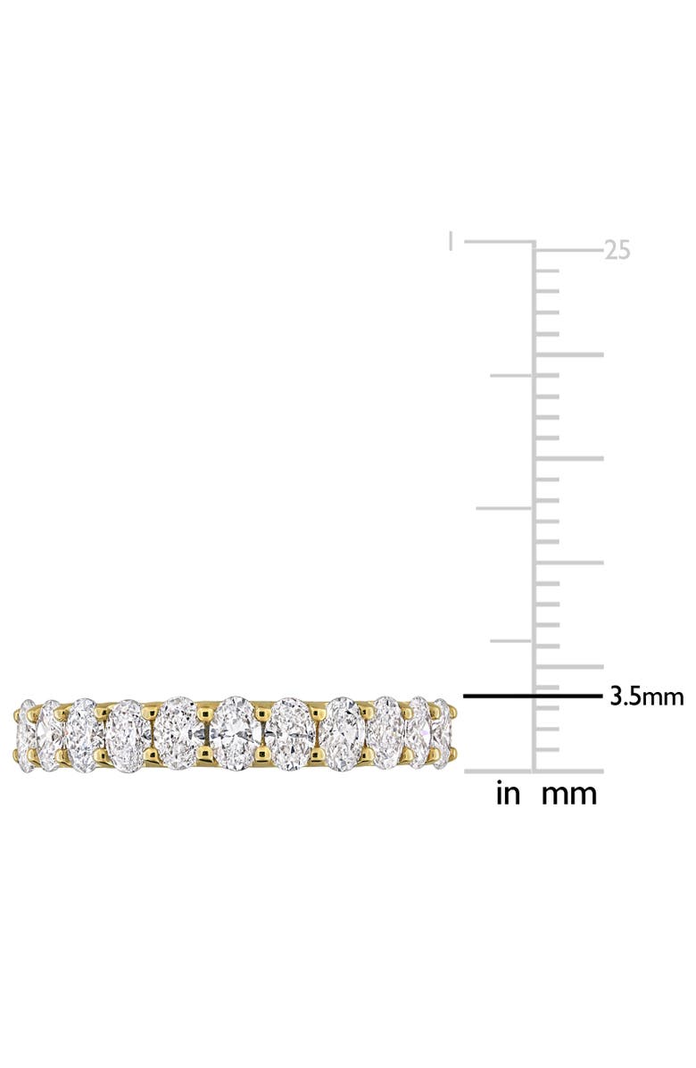 Julianna B. 1 CTW Oval Lab-Grown Diamond Band 14k, Alternate, color, Yellow Gold