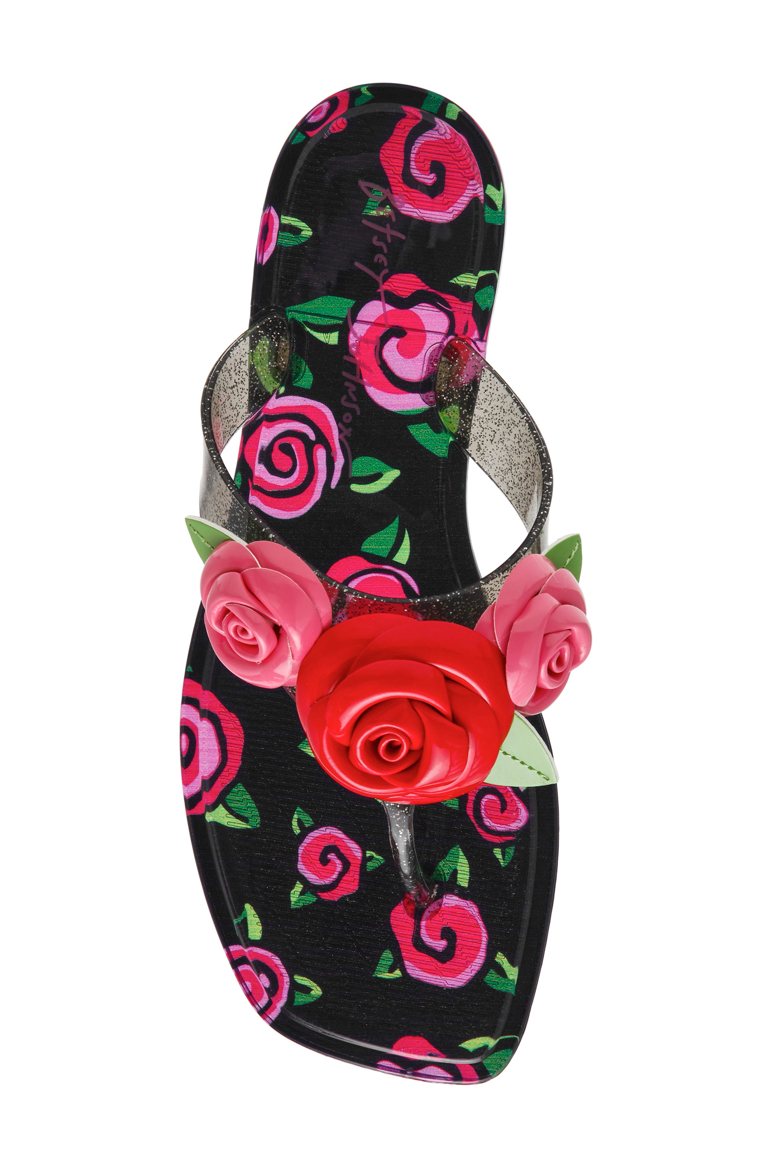 Betsey Johnson Trenten Jelly Flip Flop, Alternate, color, 