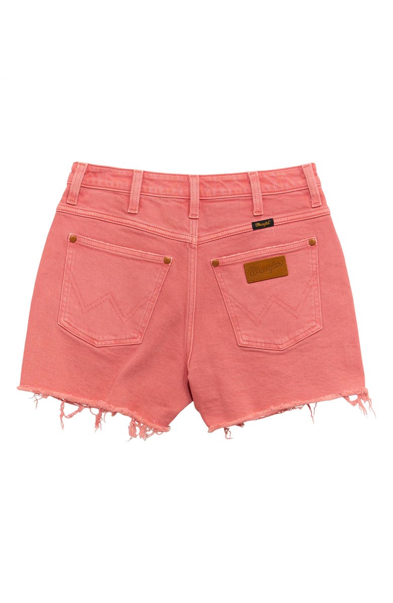 Wrangler Western Cutoff Denim Shorts, Alternate, color, 