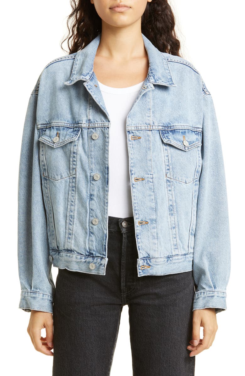 AGOLDE Charli Oversize Denim Jacket, Main, color,