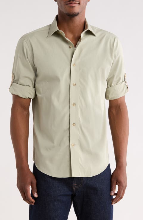 Trim Fit Cotton Dress Shirt
