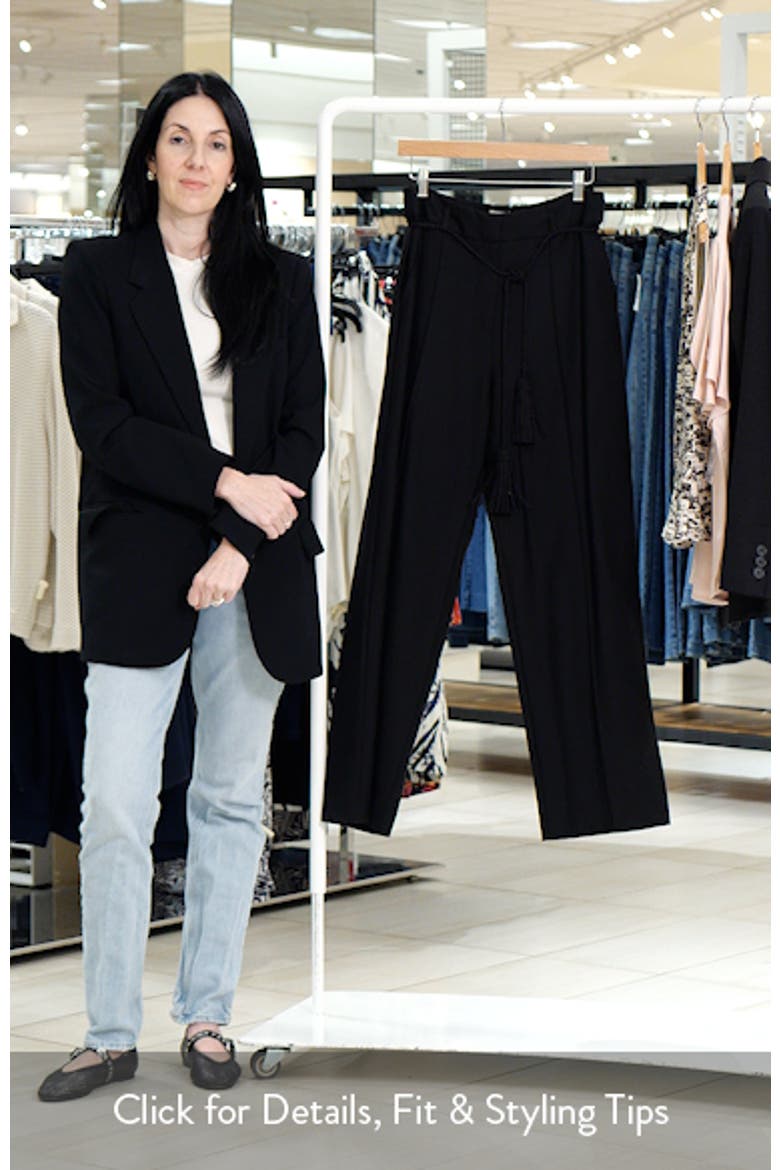 Elspeth Pleat Front Wool Pants video