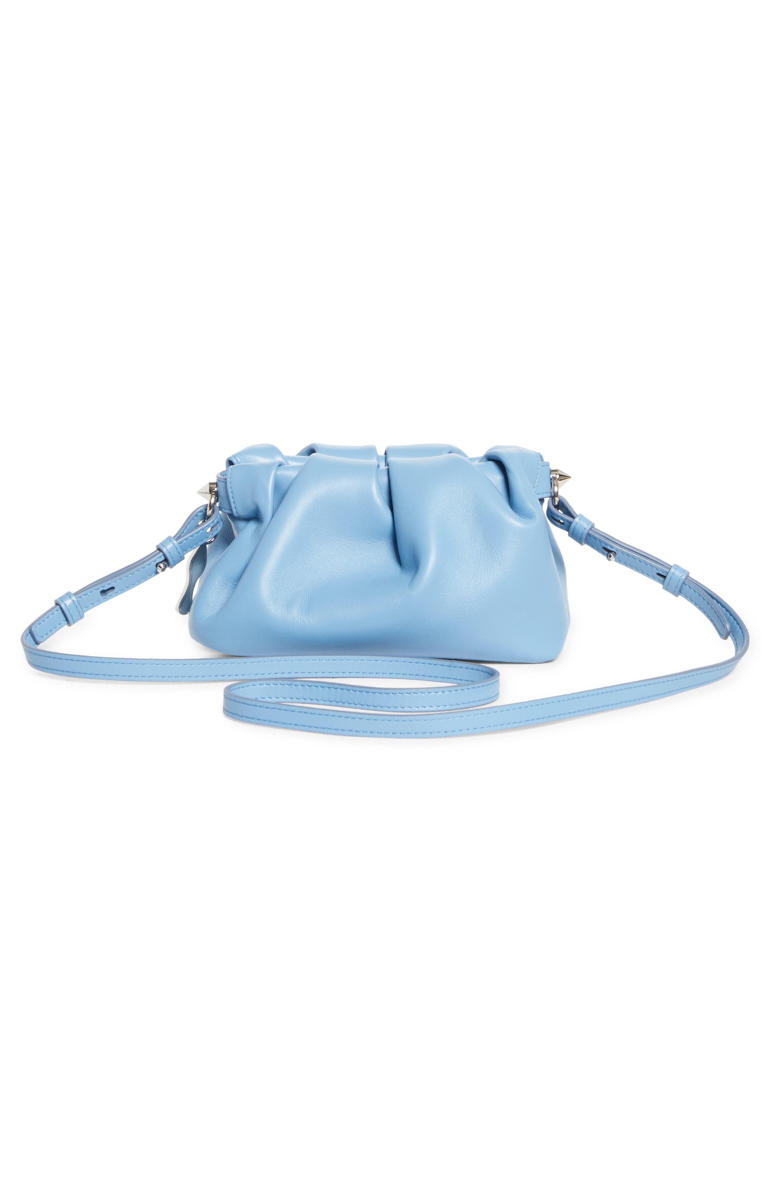 Christian Louboutin Mini Eva Leather Crossbody Bag, Alternate, color, 4375 Ceruleo
