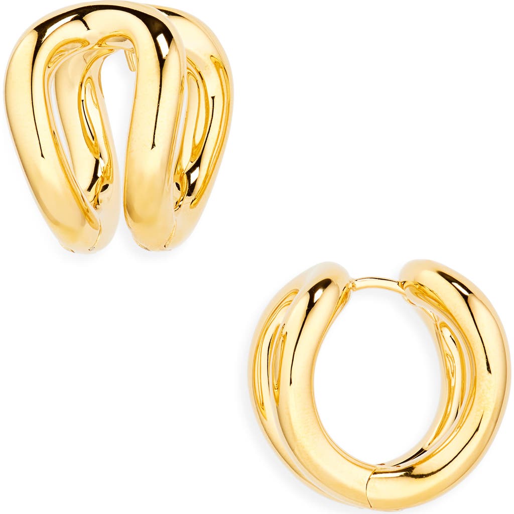 Lie Studio Lié Studio The Steffie Earrings In Gold
