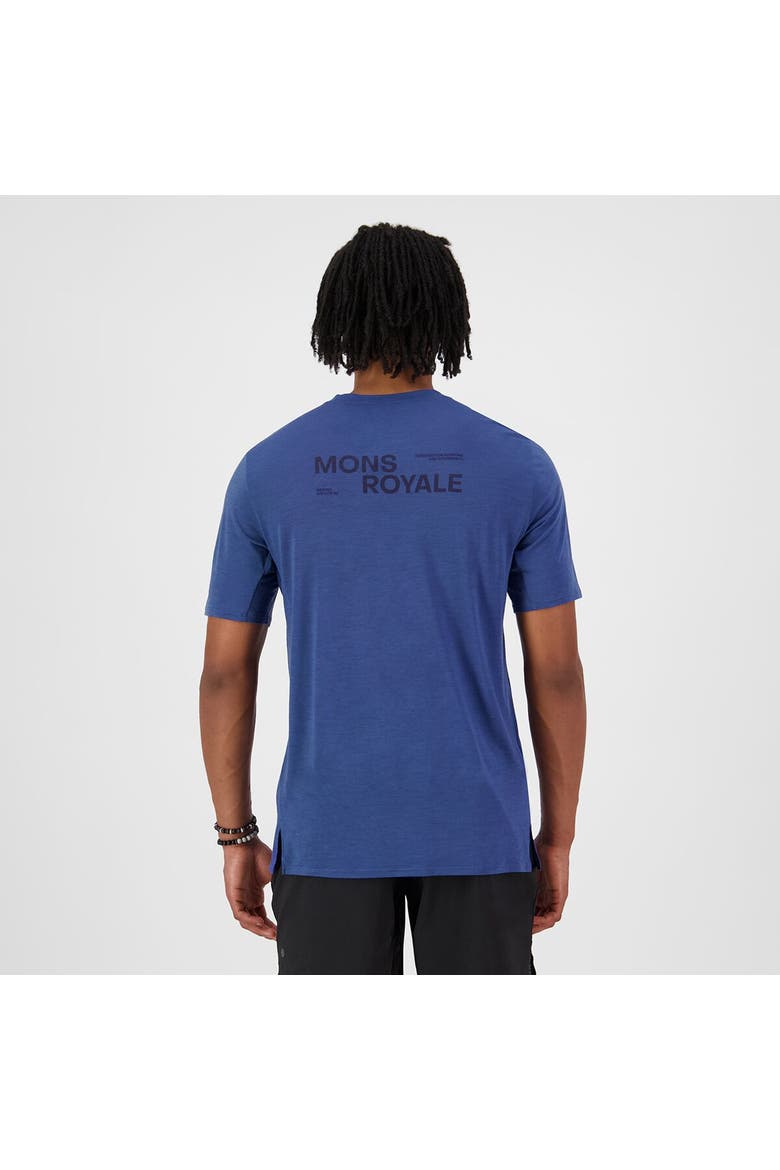 Aero Ultralight Merino T-Shirt - Men's, Alternate, color, Prussian