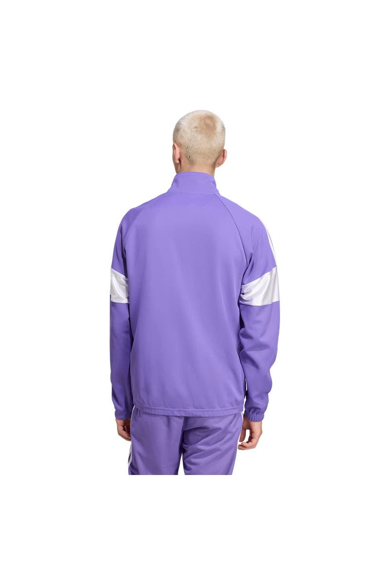 Men's adidas Purple Real Madrid Lifestyler Full-Zip Track Jacket, Alternate, color, Purple
