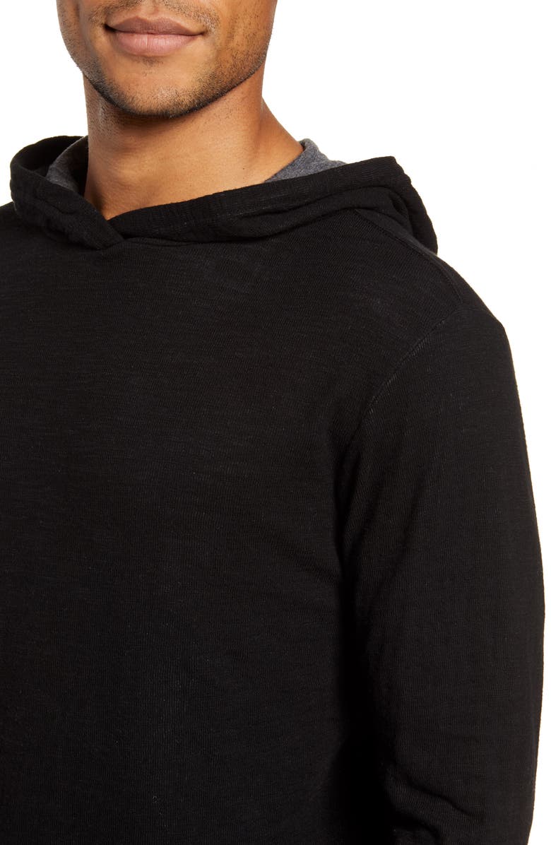 Goodlife Double Layer Scallop Hoodie, Alternate, color, 