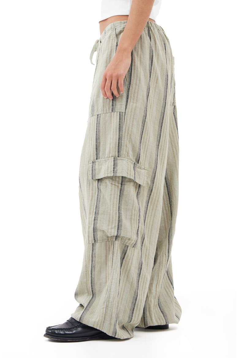 Stripe Cargo Pants, Alternate, color, GREEN STRIPE