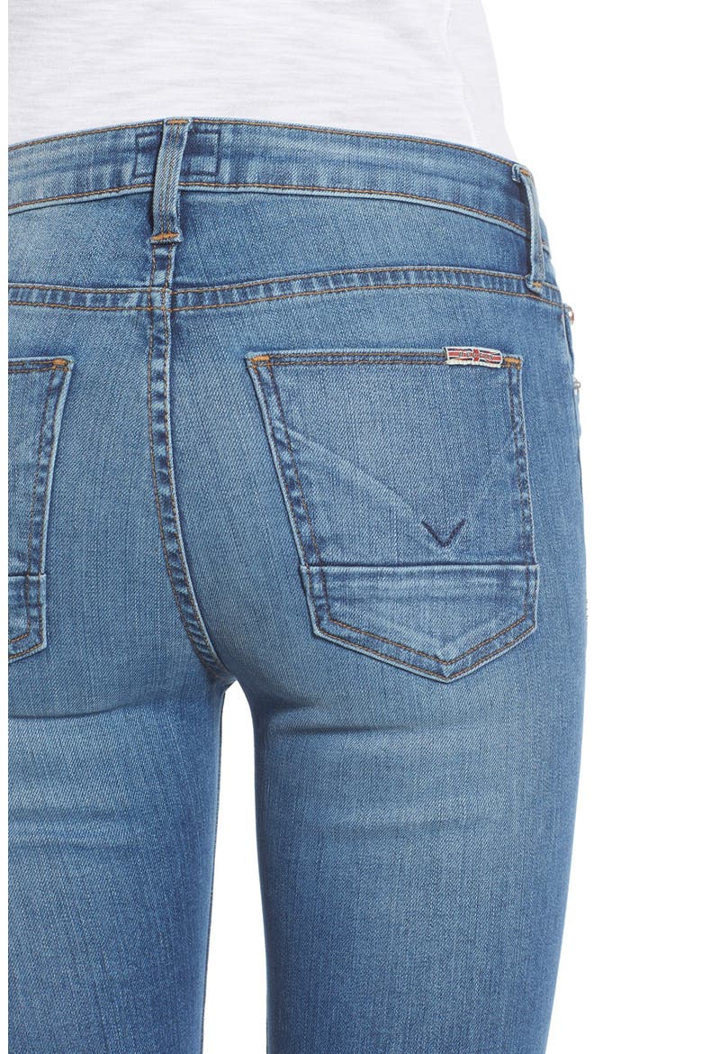 'Mia' Raw Hem Crop Flare Jeans, Alternate, color, CARVE