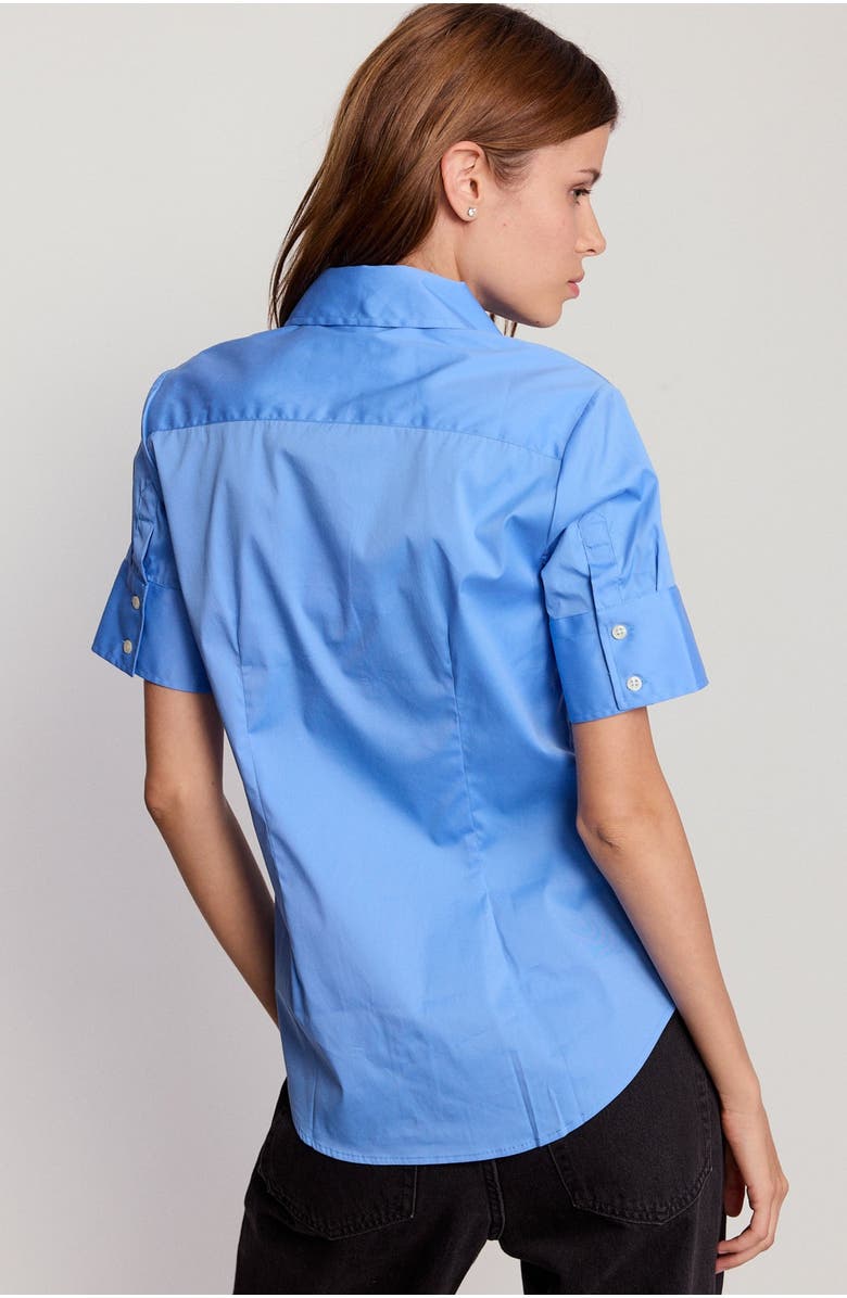 The Shirt by Rochelle Behrens The Short Sleeve Shirt, Alternate, color, French Blue